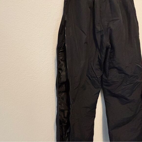 Black Slalom Snow Pants Insulated Knee Patches Size Women’s Large Vintage - Picture 4 of 7